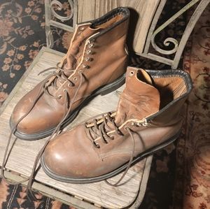 Red Wing Steel Toe Boots, Men's US Size 11, Brown